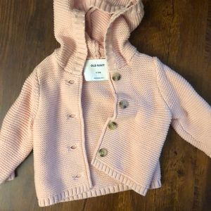 3-6mo pink sweater